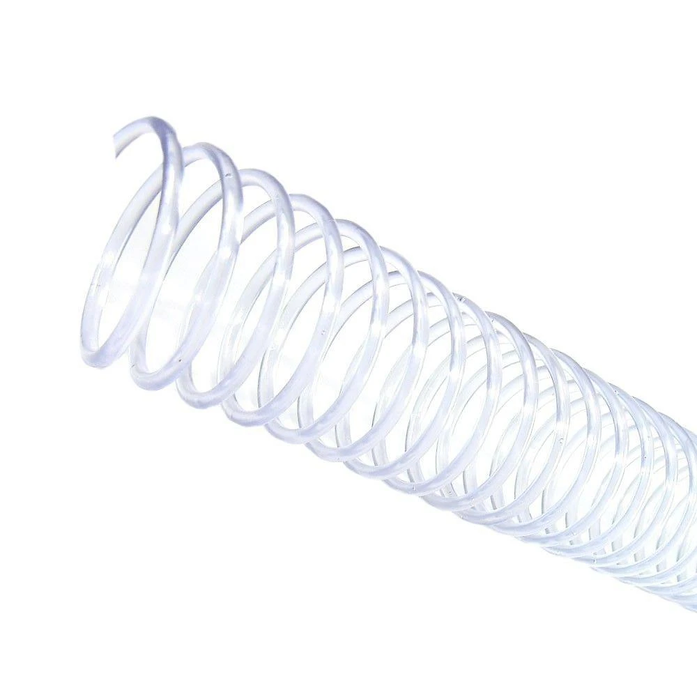Espirais para Encadernacao Lassane Espiral Colorido 40MM 350 Folhas Transparente