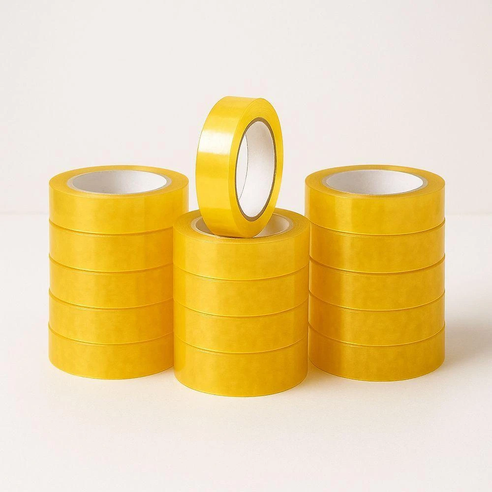 Fita para Embalagem Draik Fita Adesiva Larga Transparente 250m Kit 15 Rolos Uso Geral Transparente