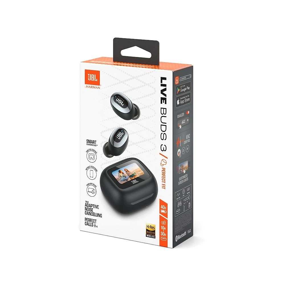 JBL Live Buds 3, Fone de Ouvido Bluetooth, Preto