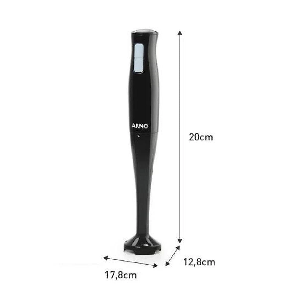 Mixer com Copo Turbomix Duo MX21 200W com Lâmina em Aço Inox para Uso Direto na Panela 220V