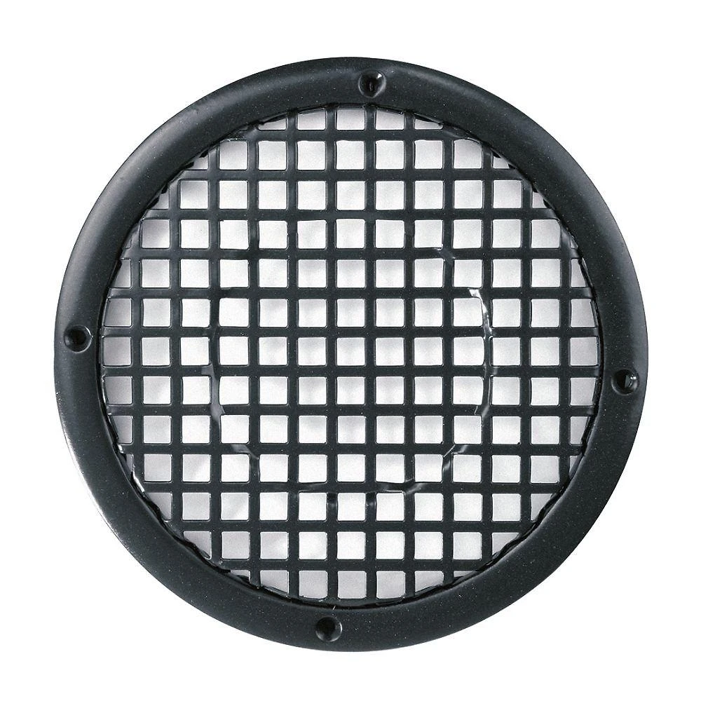 Tela para Alto Falante Permak 8 Polegadas Aro Ferro 4 Furos Profissional Quadrado Preto