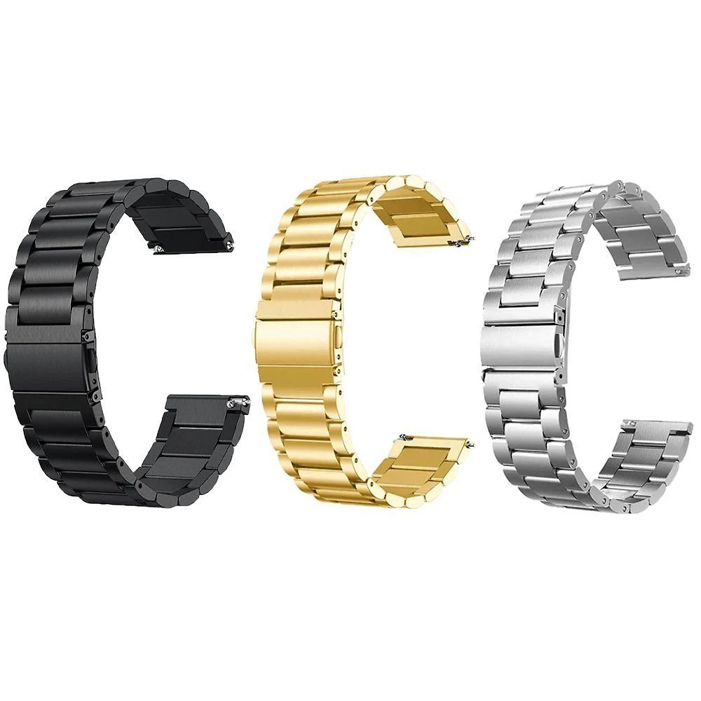 Pulseiras Smartwatch Inox Kit 3 Uni Relogio Inteligente Espo