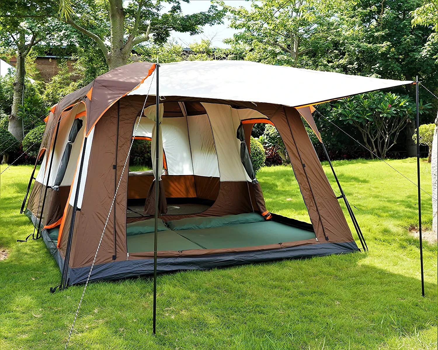 Miniatura KTT Barraca Suspensa Portátil para AcampamentoCamping Marrom