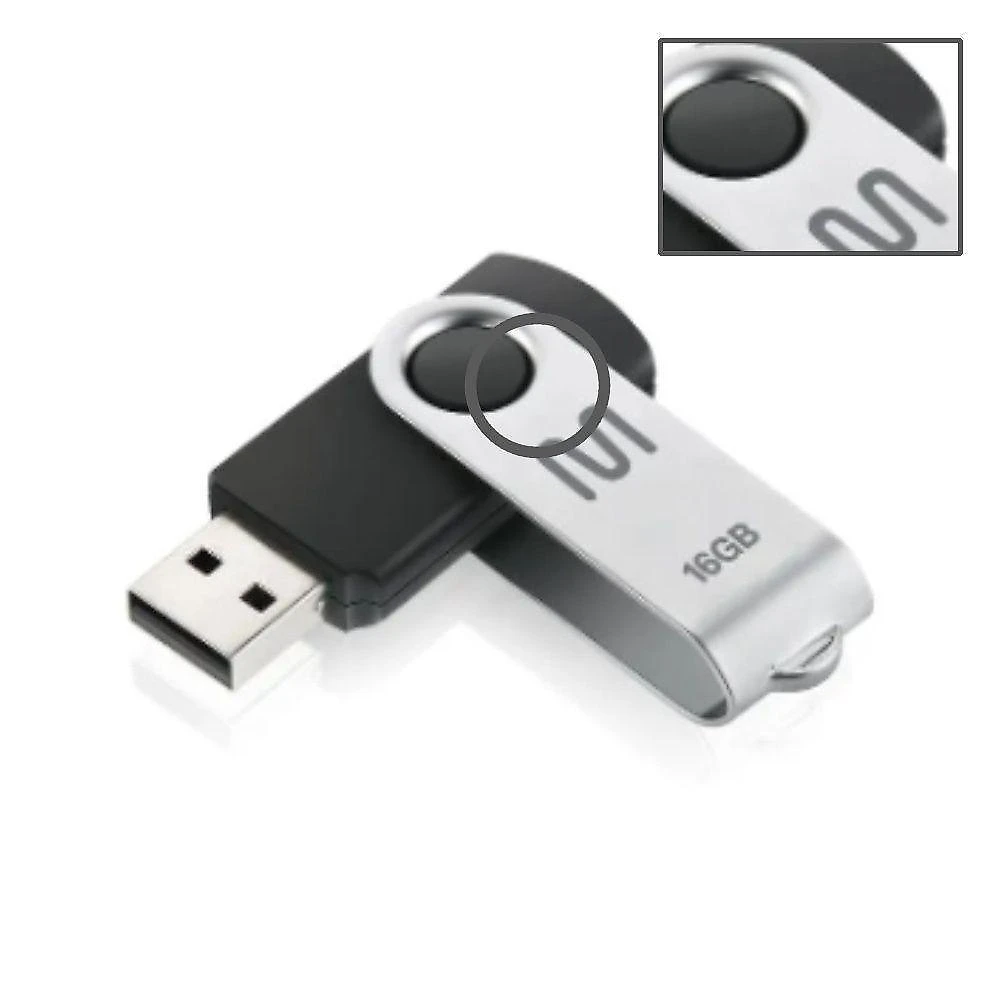 Pen Drive 16gb Twist2 Preto-prata Pd588