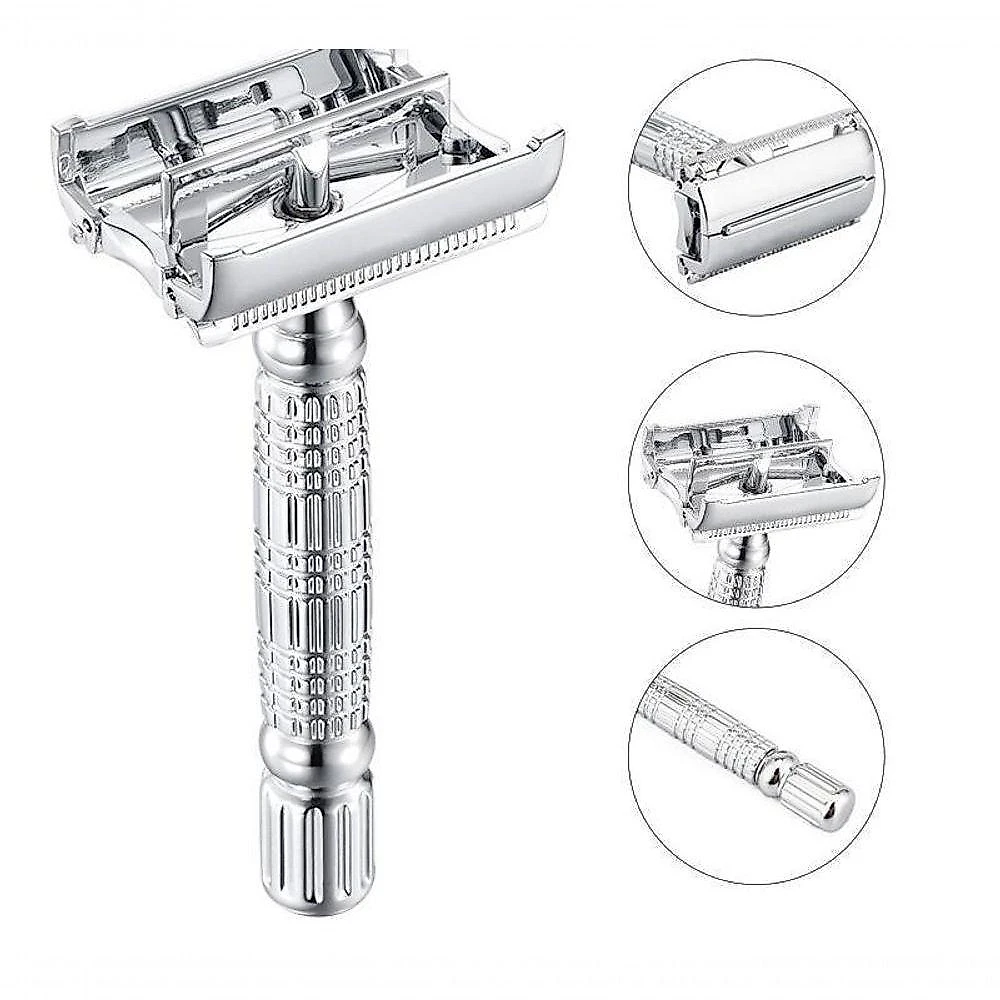 Aparelho Barbeador Retro Manual Borboleta Luxo Barba Top