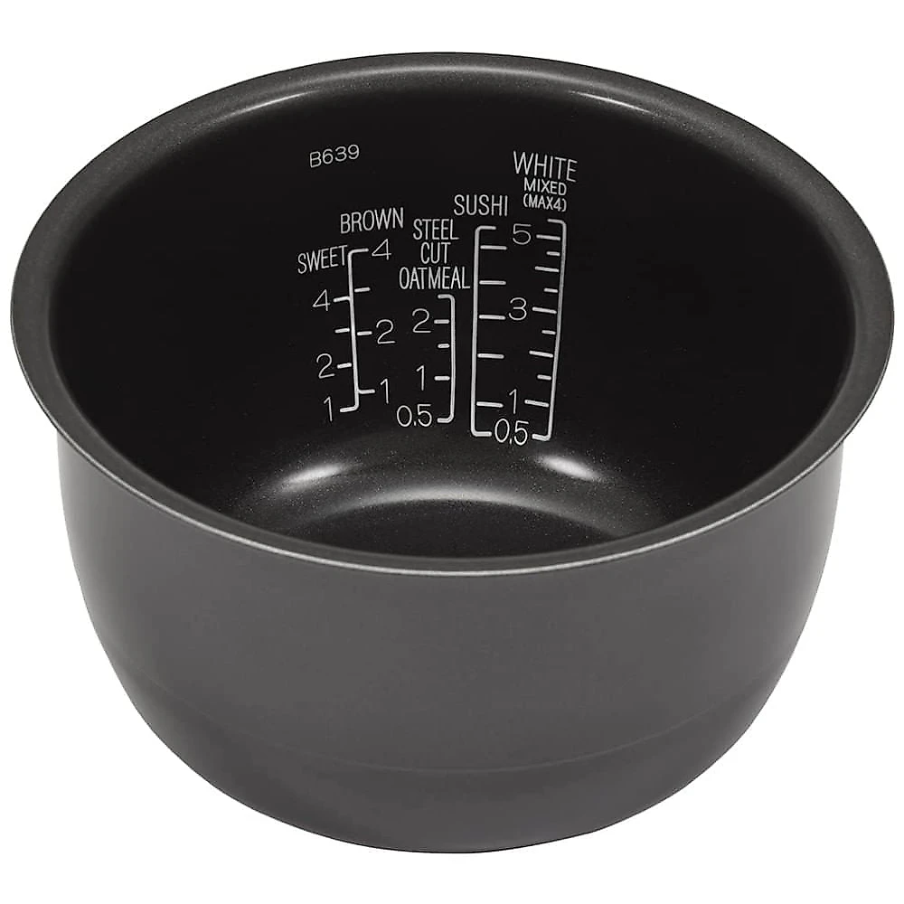 Panela de Arroz Zojirushi NW-QAC10 5,5 Xícaras de Capacidade, Fogão de Indução e Aquecedor com Panela Personalizada, Revestimento Antiaderente Duplo.