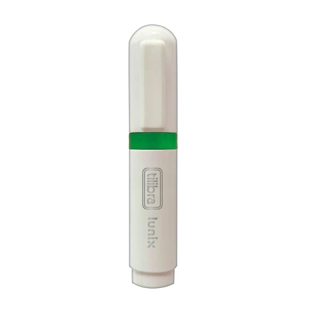 Marca-texto Tilibra Mini Lunix Ponta Chanfrada 1 a 4,5MM 1 Unidade Verde