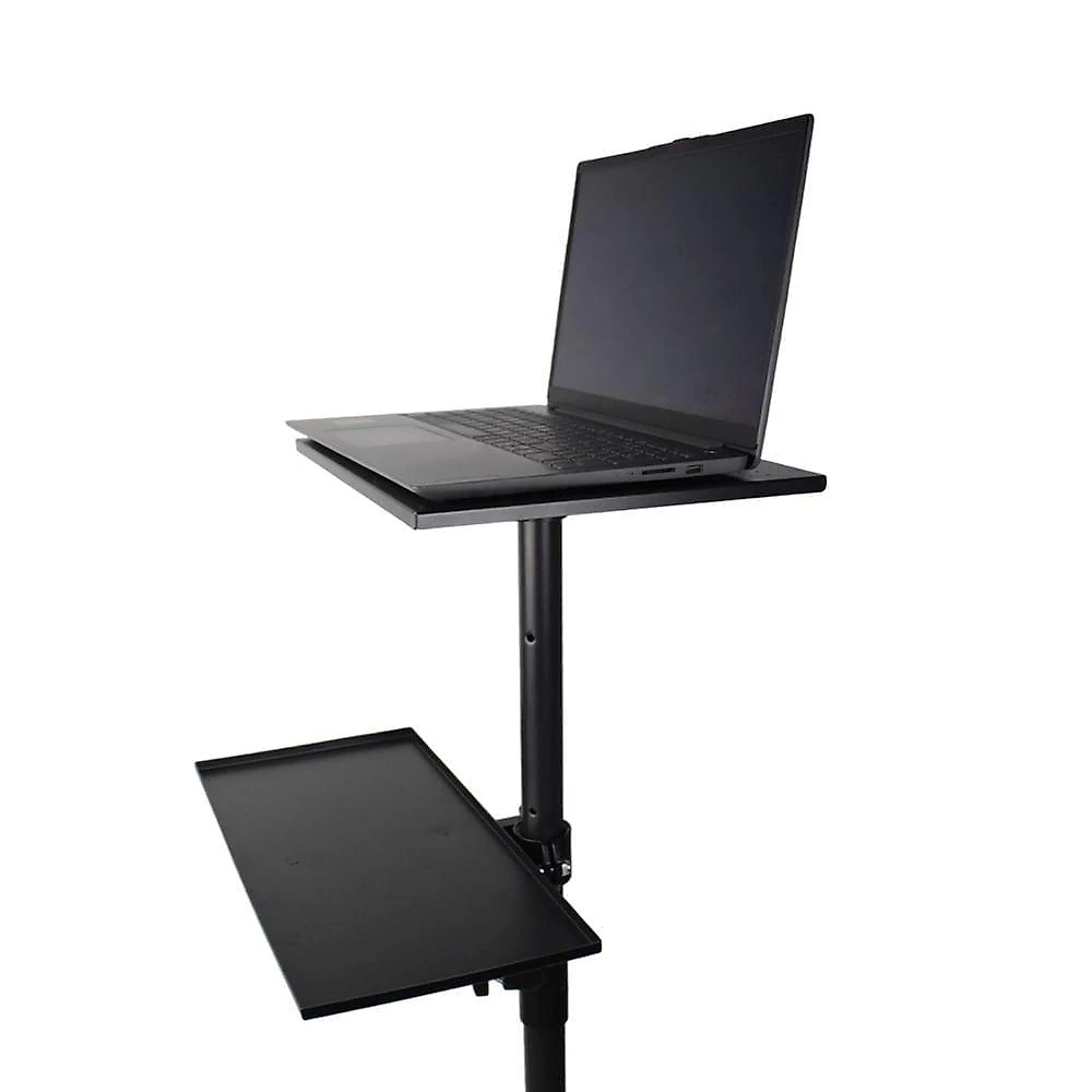 Suporte Tripé para Projetor e Notebook PX-780T com Altura Ajustável Preto Pix 104CM a 157CM