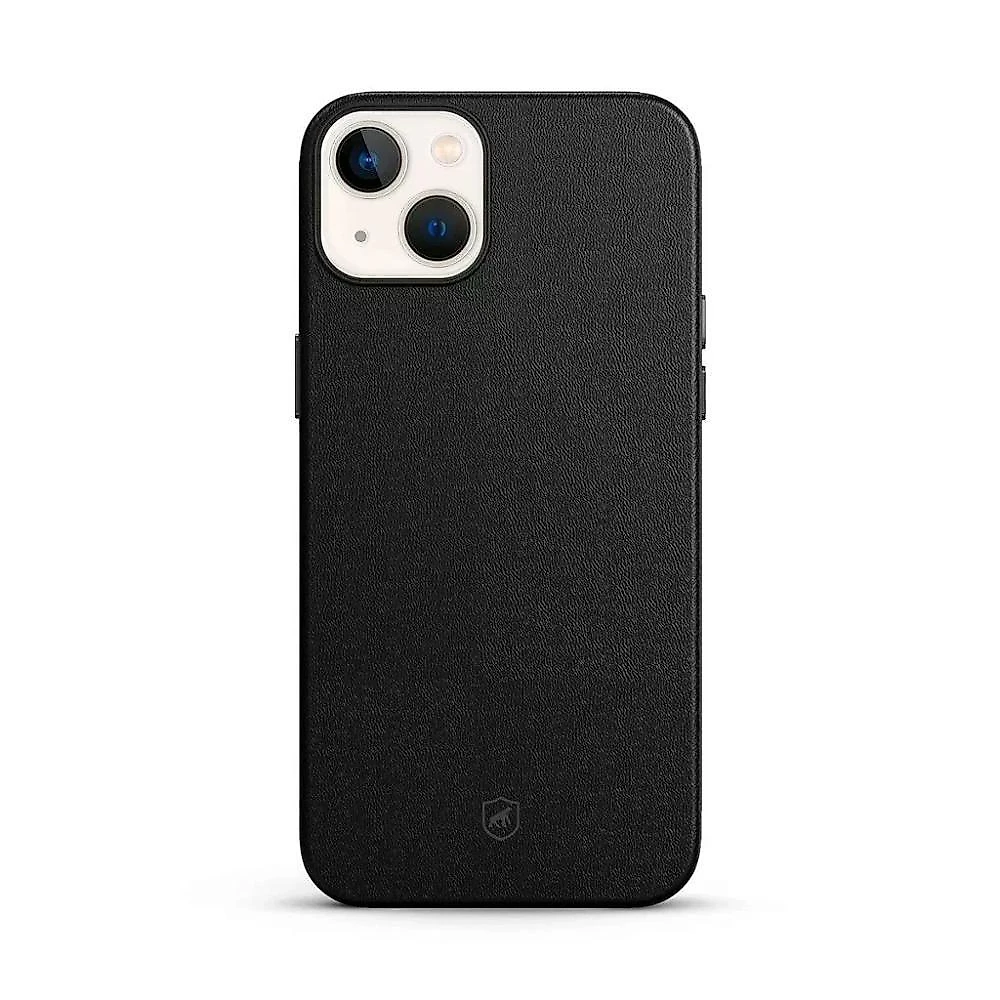 Kit Capa Couro Dual Preta E Pelicula Ultra Glass Para Iphone 15 Plus - Gshield