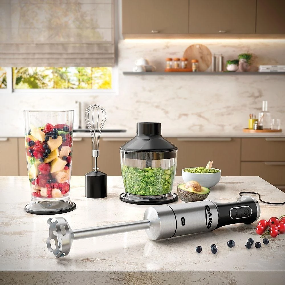 Mixer Dako 3 Em 1 800W Com Função Turbo Preto E Inox 220V