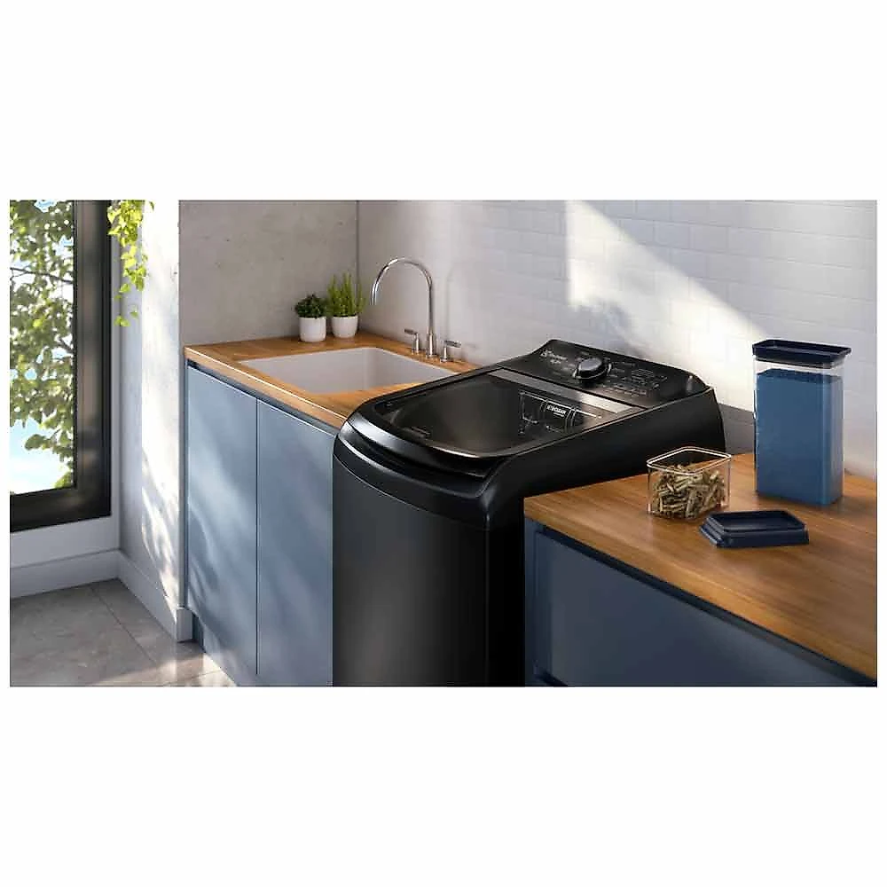 Máquina de Lavar Electrolux 14,5kg Efficient Preta com Cesto Inox, Jet&Clean e Ultra Filter​ (LEP15) - 127V 110