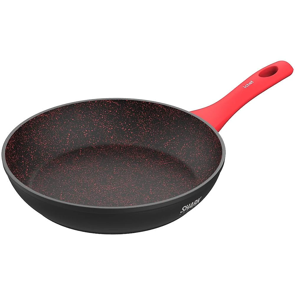 Panela polishop ichef home sauté grand shark series vermelha 24cm vermelho