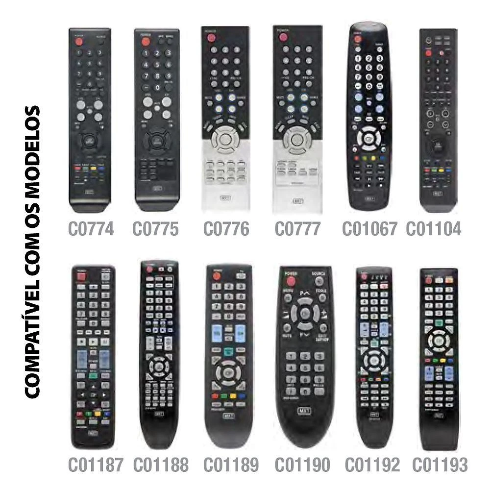 Controle Remoto Mxt 01285 Tv Samsung Smart Tv - Modelos