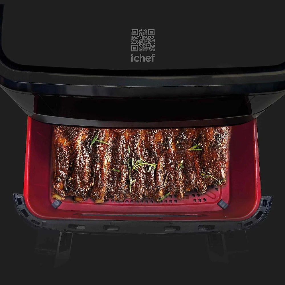 Fritadeira elétrica airfryer ichef dualzone preto - 127v