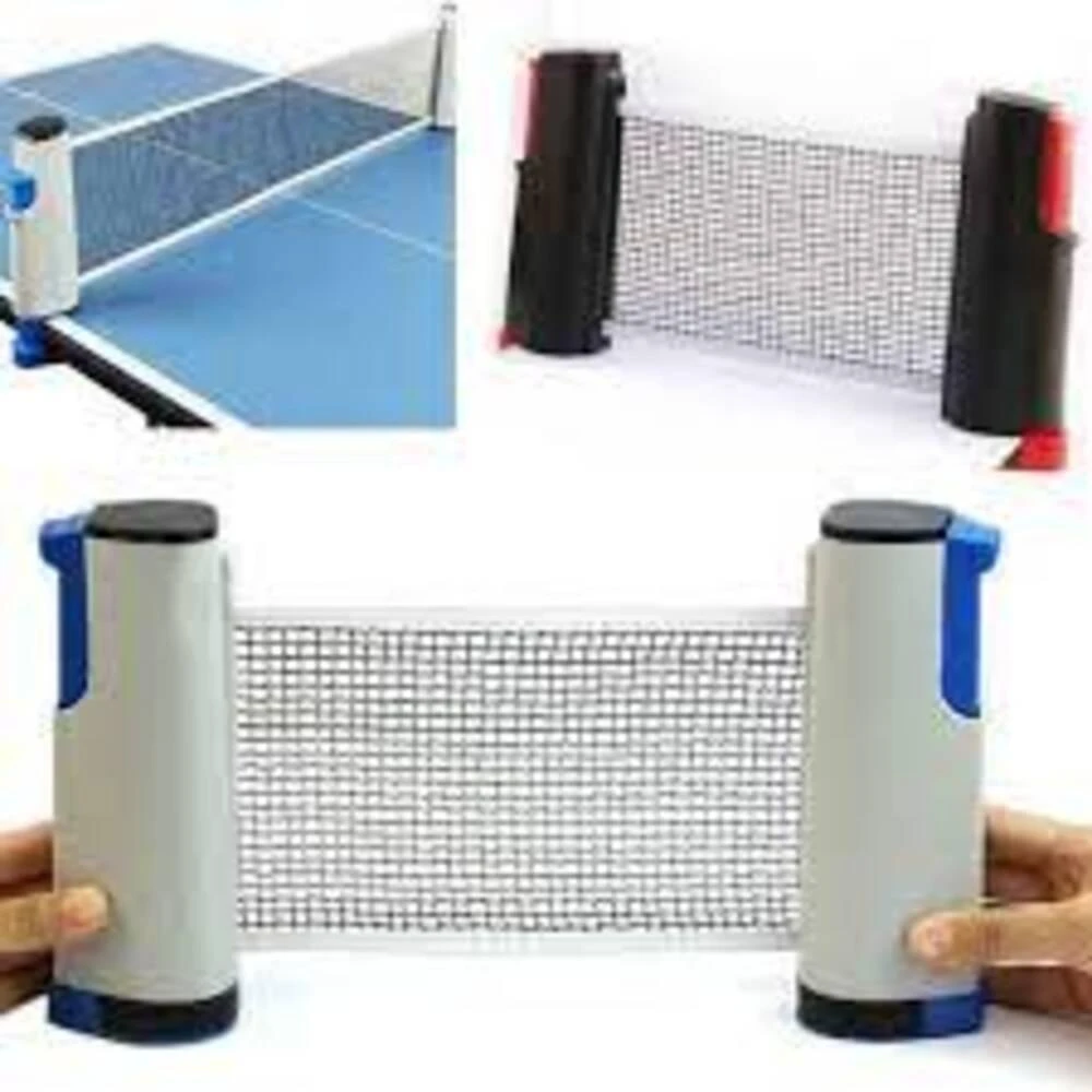 Rede De Ping Pong Retrátil 1,67m Com Suporte Tênis De Mesa