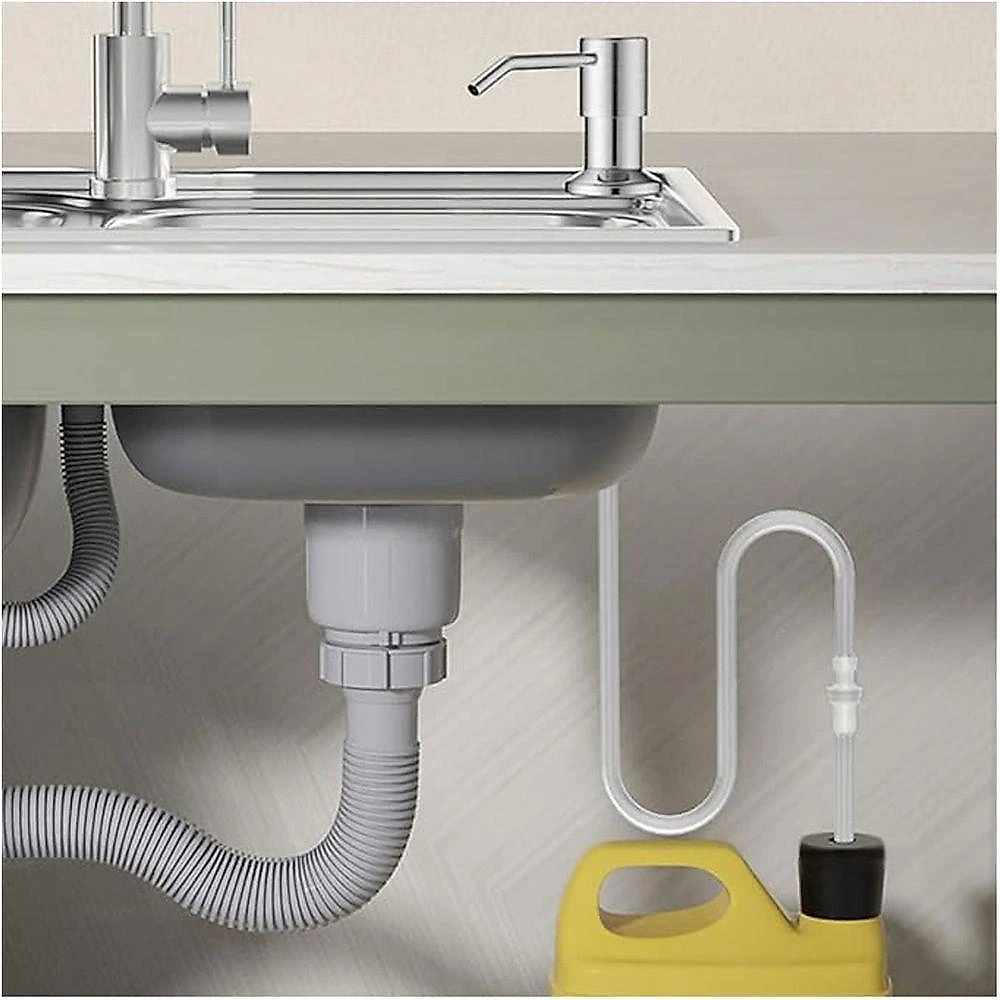 Dispenser Sabao Liquido Detergente Cuba Pia Flexivel Multiuso Suporte