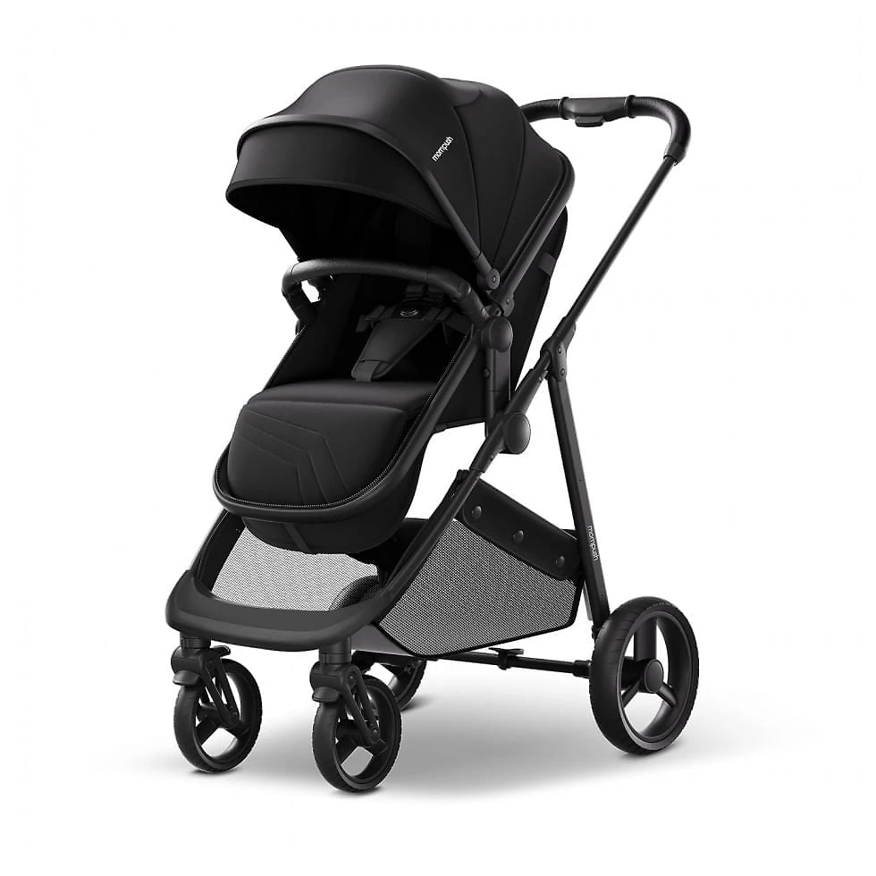 Carrinho de Bebê 2 em 1 Mompush Wiz com Assento Reversível, Verde