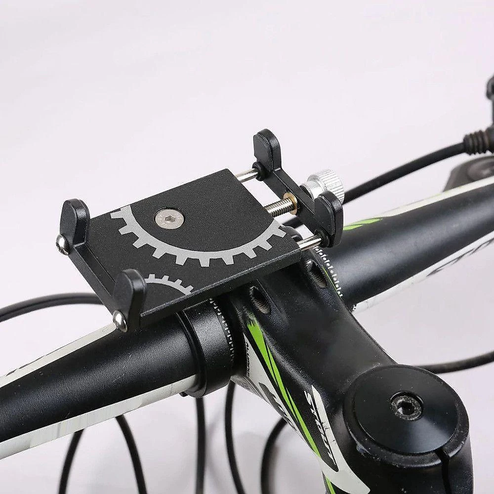 Suporte para Celular para Bicicleta e Moto em Liga de Alumínio com Fixação Firme no Guidão OEM