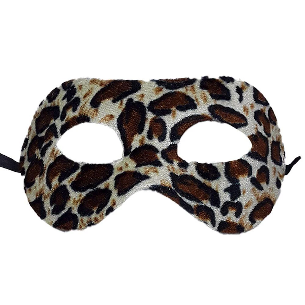 Máscara De Carnaval Veneziana Leopardo