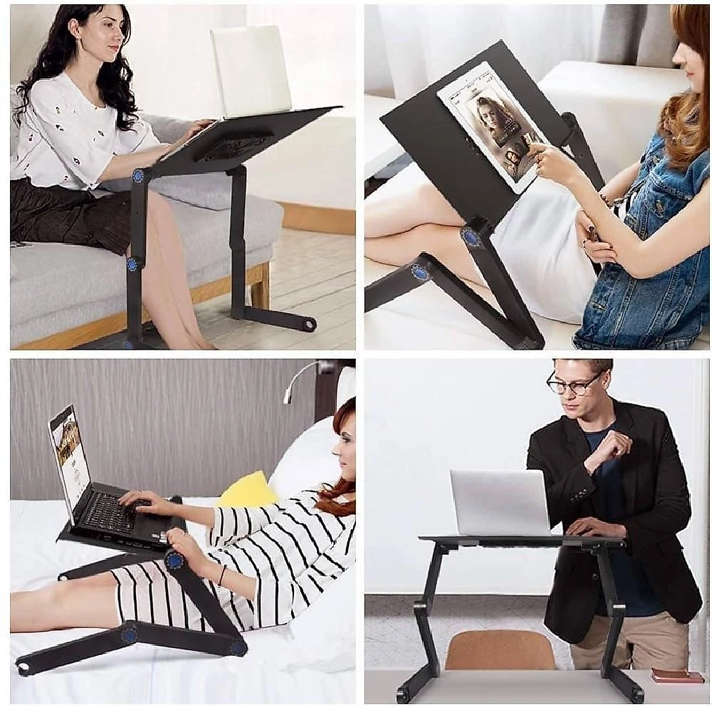 Mesa Notebook Articulavel Mesinha Sofa Cama Dobravel Multifuncional Desk Slim Suporte Colo Home Office