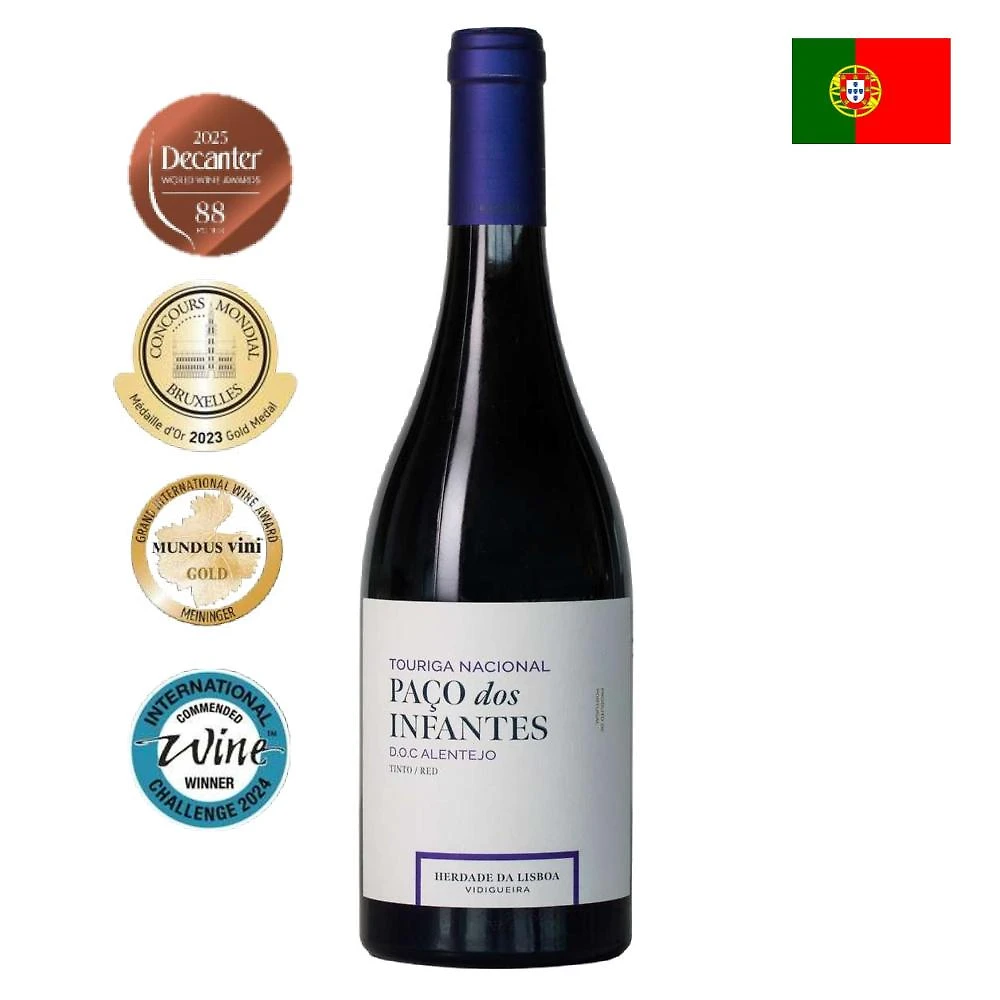 Paço infantes tinto touriga nacional herdade da lisboa 750ml