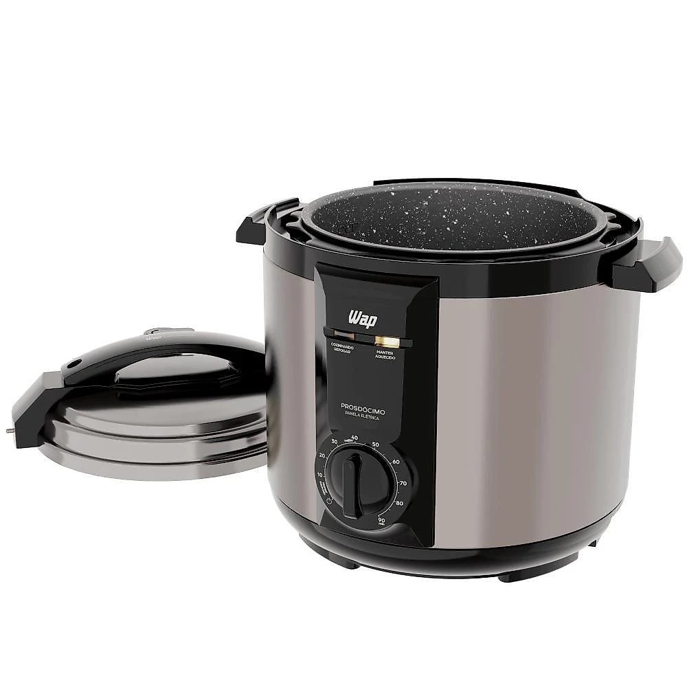 Panela de Pressão Elétrica de Pressão WAP WPPE2 5L 900W Inox 220V