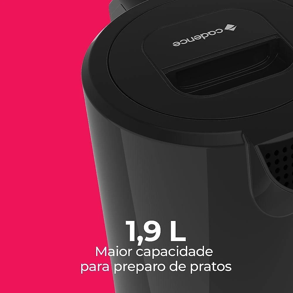Chaleira elétrica cadence cel390 1,9l 1200w com desligamento automático e luz indicadora 110v