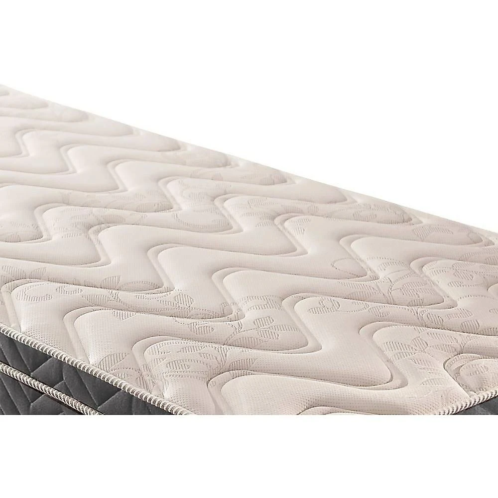 Cama Box Baú Solteiro: Colchão Anatômico Paropas D45 Conforto Mega Firme + Base Crc Suede Gray (88x188)