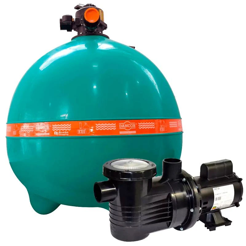 Filtro para Piscina DFR-24 com Bomba 1.1/2 CV Monofásica DANCOR