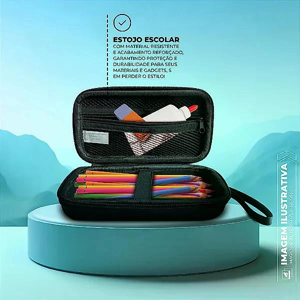Kit Estojo Survivor Multiuso + Garrafa Antivazamento 500ml WaterShield - Gshield