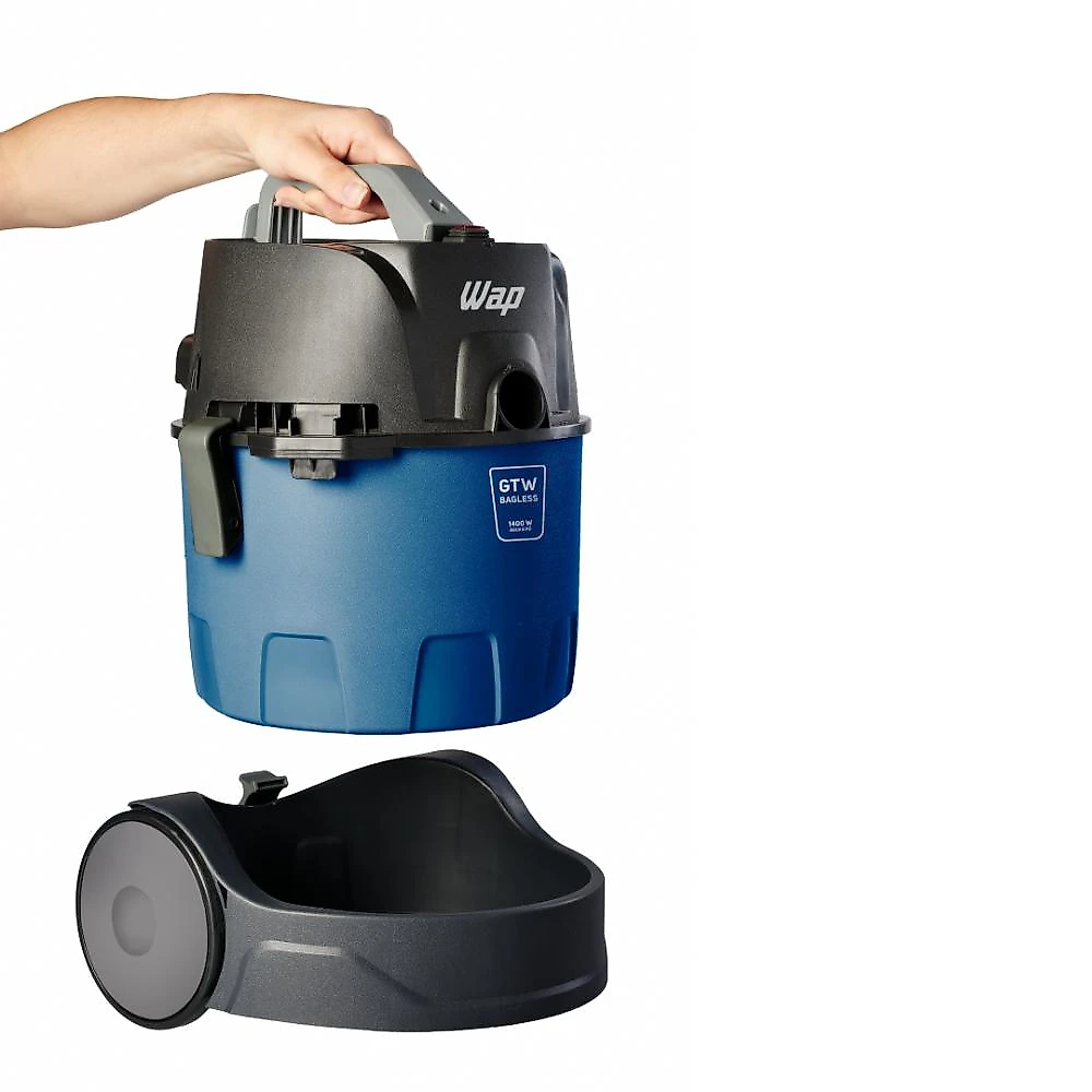 Aspirador de Água e pó wap gtw bagless 1400w bico múltiplo para carpetes e piso frio 127v