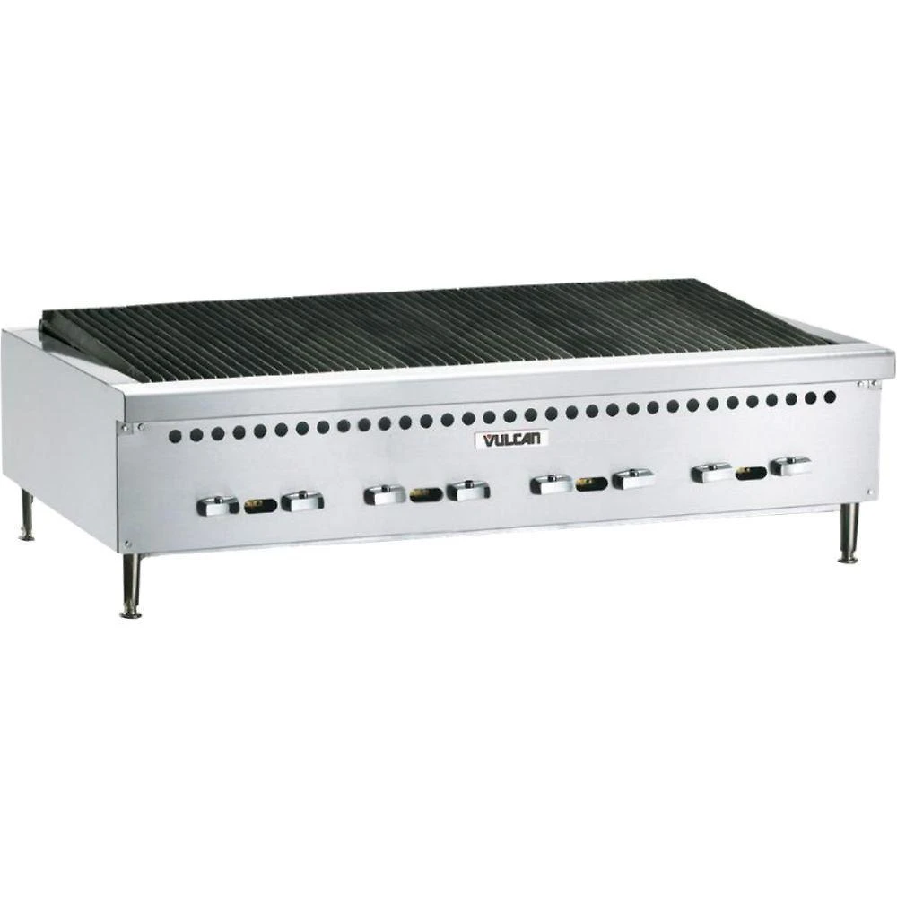 Charbroiler a Gás VCRB47 8 Queimadores Ferro Fundido Inox Vulcan
