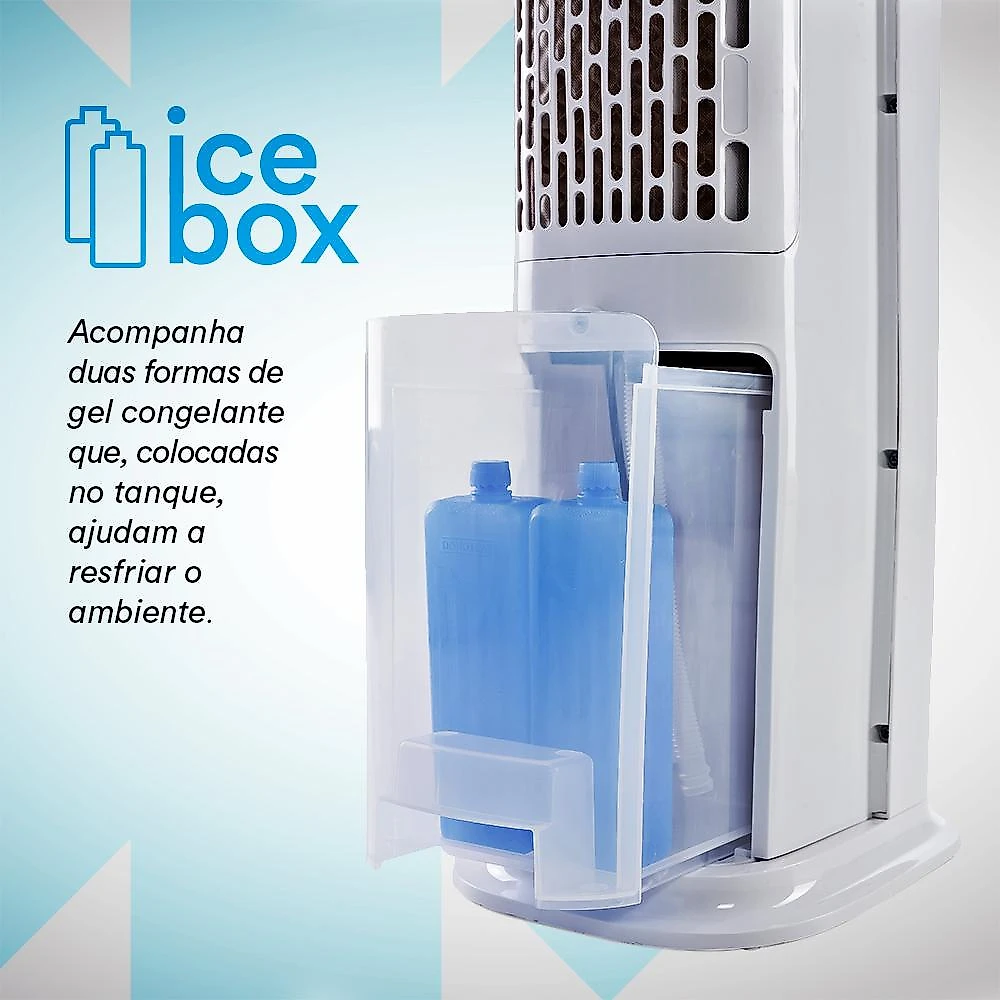 Climatizador de Ar Torre EOS Artic Fresh 5 Litros 4 em 1 com Controle Remoto ECL50TD 220V