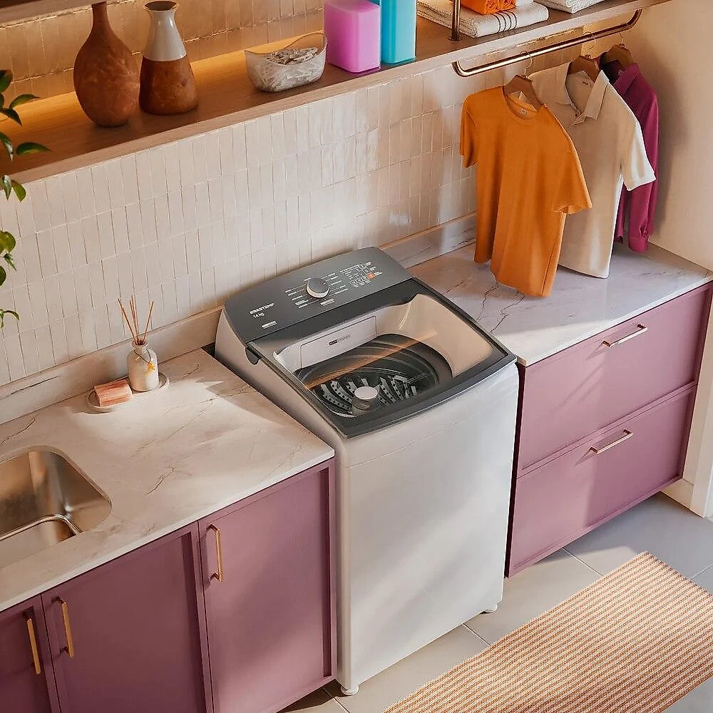 Máquina de Lavar Roupas Brastemp BWJ14AB 14 Kg, Branca - 220V 220 Volts