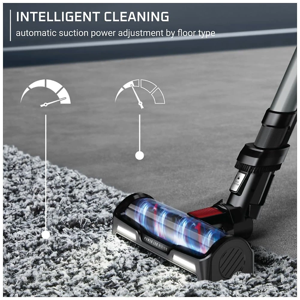 Aspirador de Pó sem Fio com Recipiente de Poeira e Tecnologia Fle e Detecção Automática de Piso, 110V, Rowenta X For...