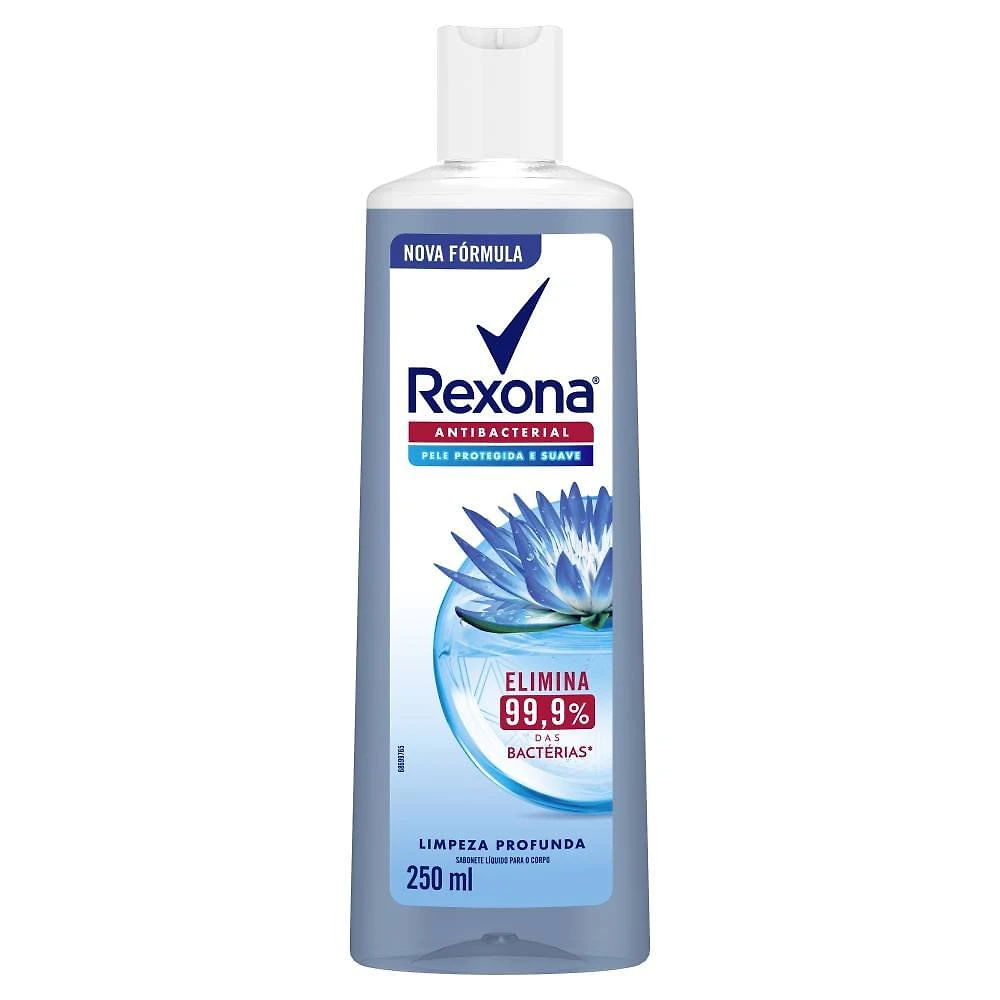 Sabonete Líquido Rexona Antibacterial Limpeza Profunda Frasco 250ml