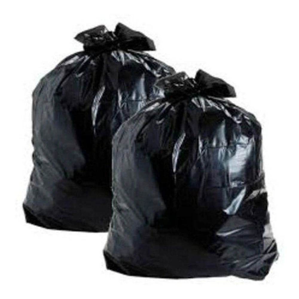 Saco para Lixo Comum 100L 100 Unidades Reciclado Preto Uso Doméstico e Comercial Higipack