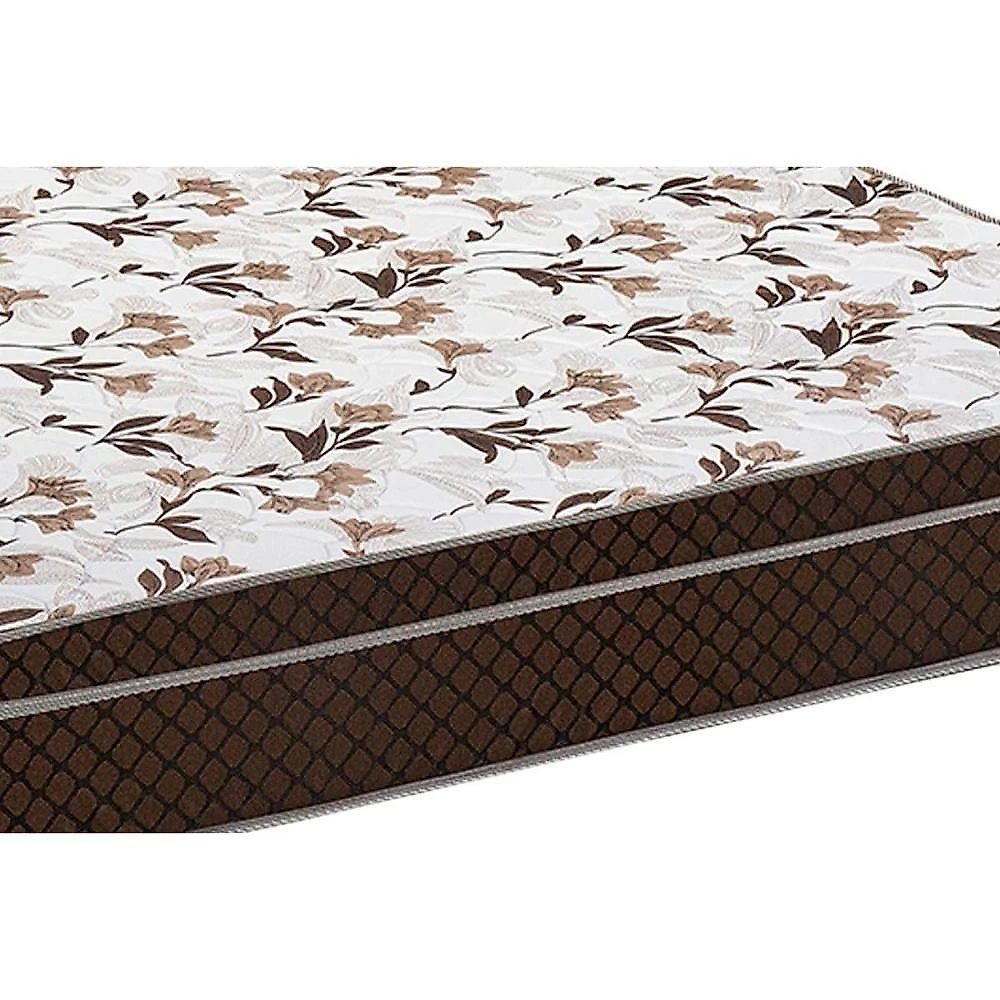Cama Box Baú Queen: Colchão Ortopédico Polar D28 / Ep Orthopremium + Base Black(158X198)