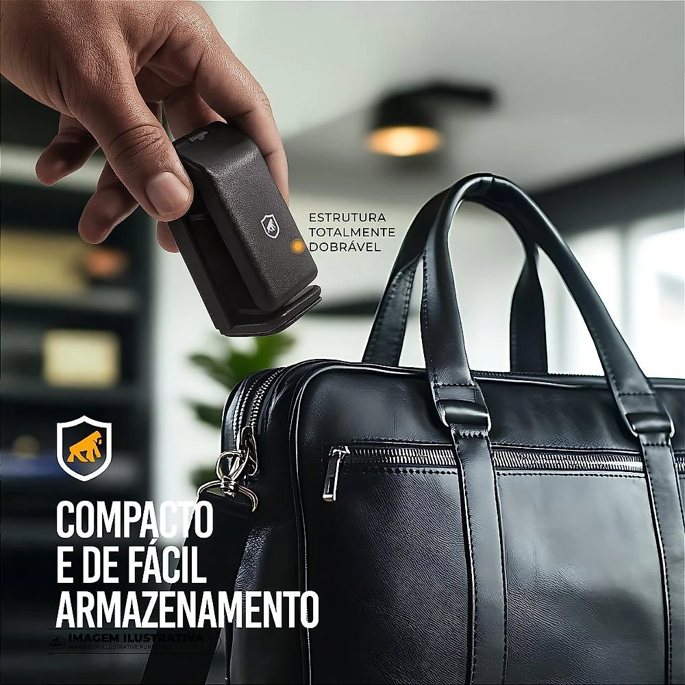 Suporte Articulado para Mesa – Ajuste 90°, Rotação 360°, Dobrável, Antiderrapante e Compatível com Smartphones até 9cm – Hybrid - Gshield