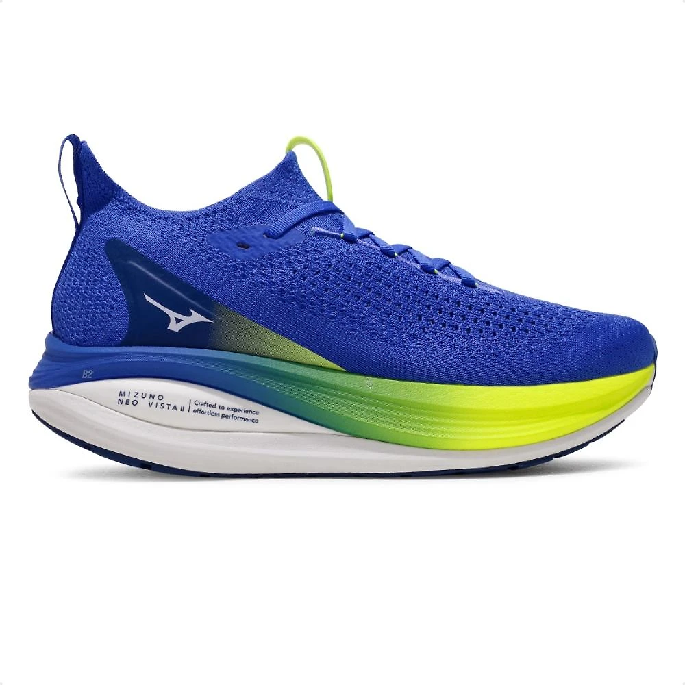 Miniatura Tênis Mizuno Neo Vista 2 Masculino Azul / Verde - 38