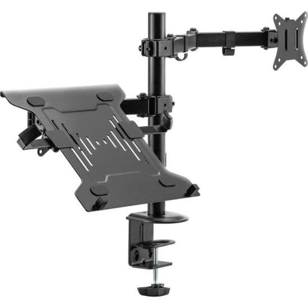 Suporte Articulado para Monitor e Notebook FK 485S para Telas 17" a 32" com Ajuste Ergonômico Preto