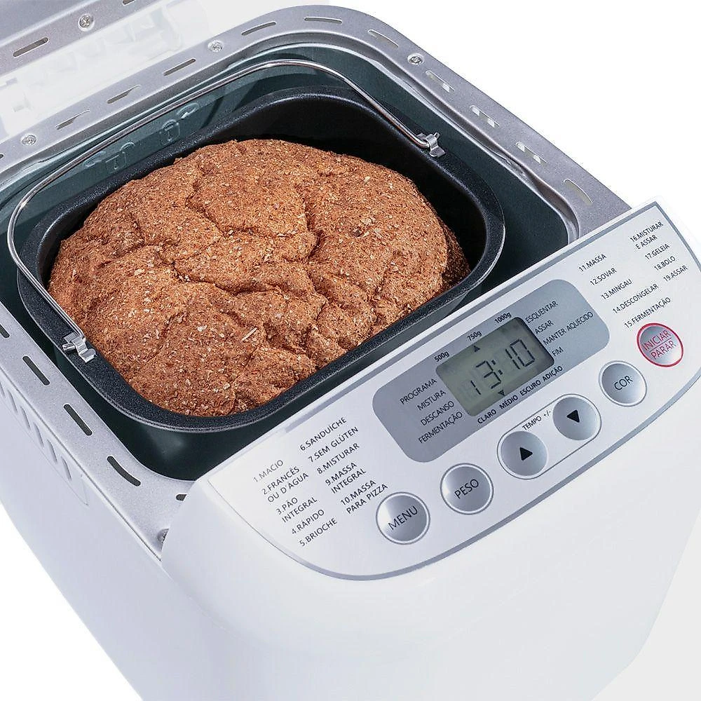 Panificadora 19 programas gallant 600w 220v branca (gpa1e19a_220br)