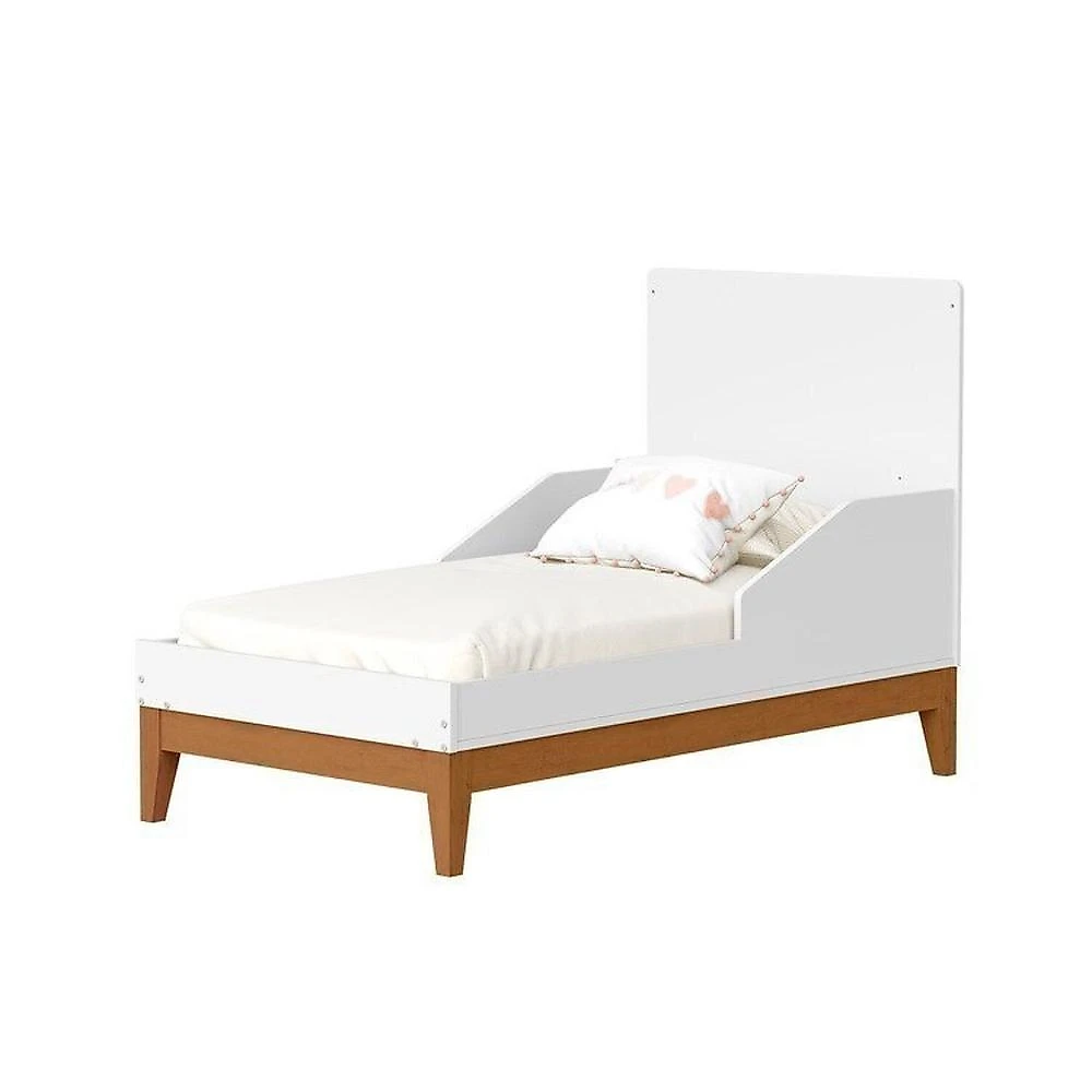 Quarto Completo Flip com Roupeiro 3 Portas Branco Fosco