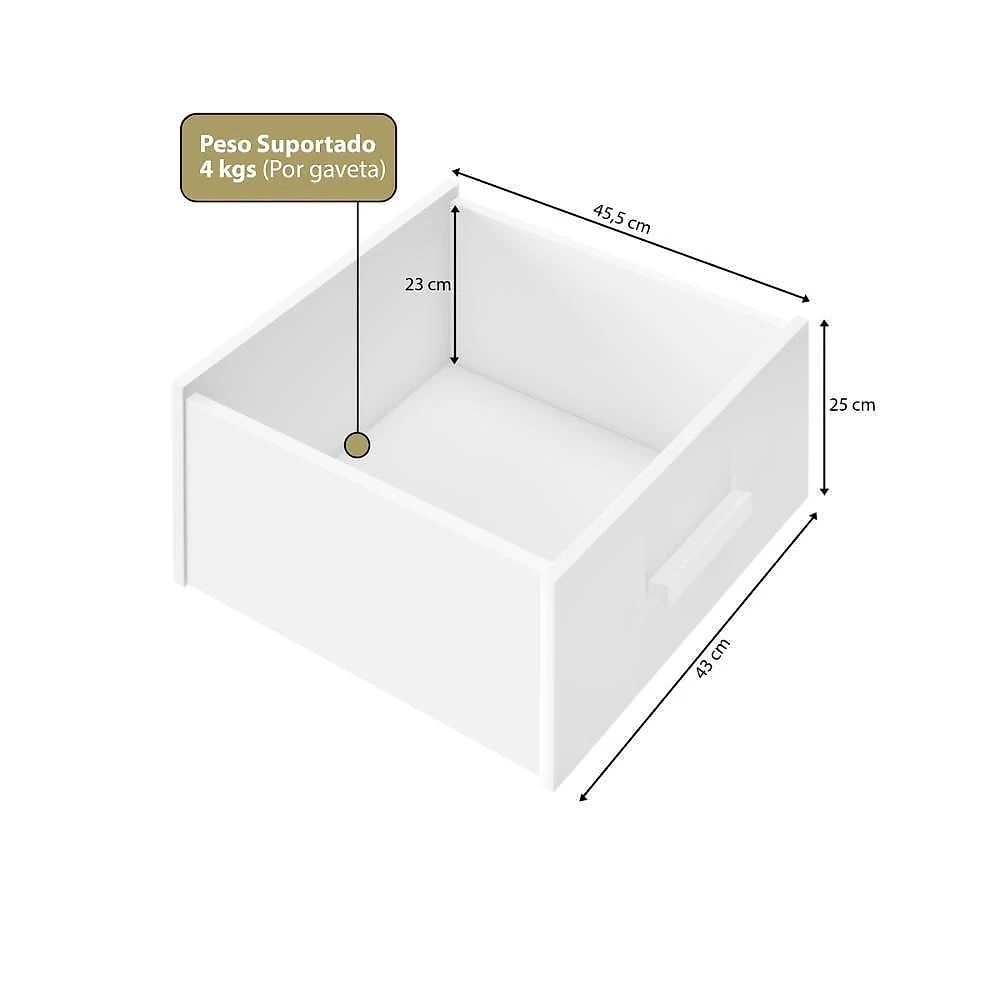 Beliche em l Solteiro com Escrivaninha para Colchão 88x188cm Branco Multimóveis