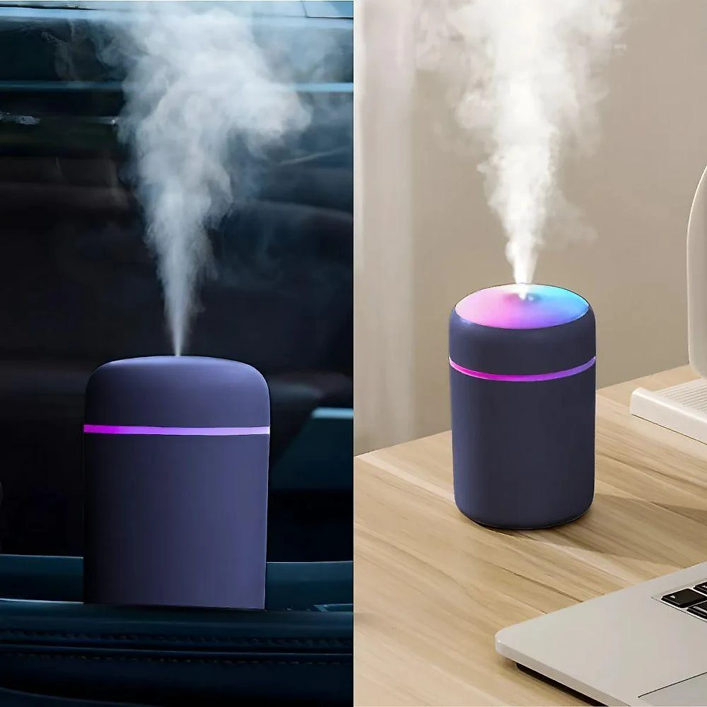 Umidificador Portátil Ultrassônico Usb Luminária Utibom 300ML com Aromaterapia para Ambientes