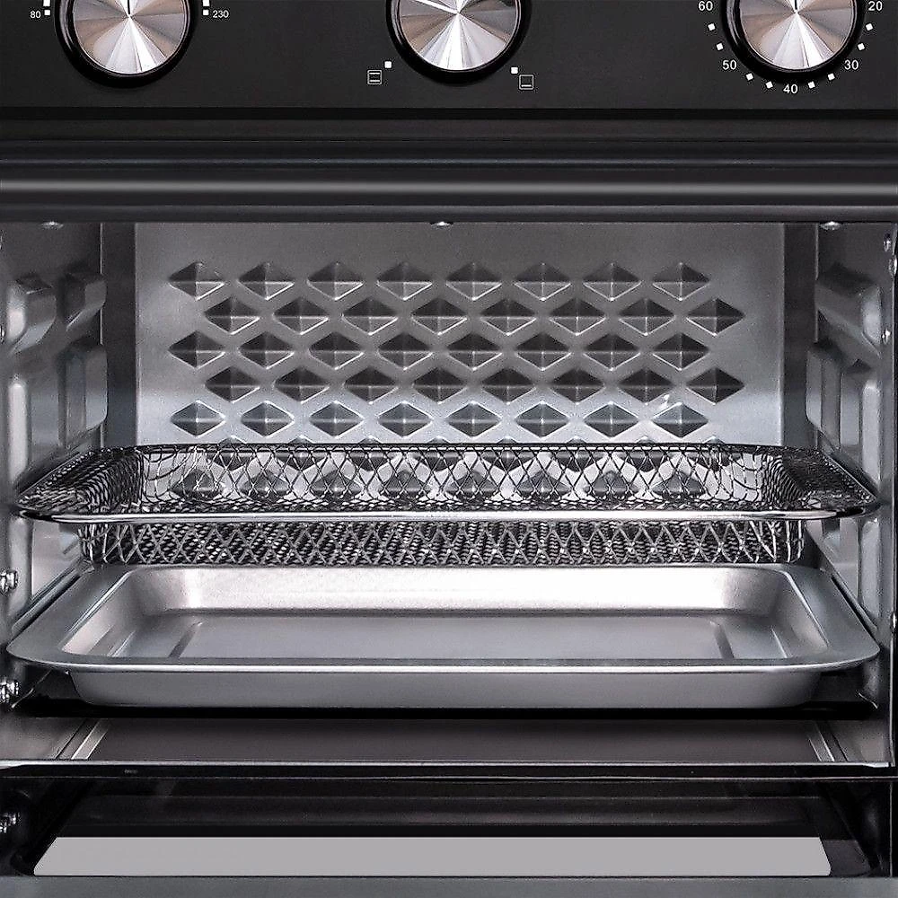 Forno air fryer 22l fogatti - multifunções preto 110v
