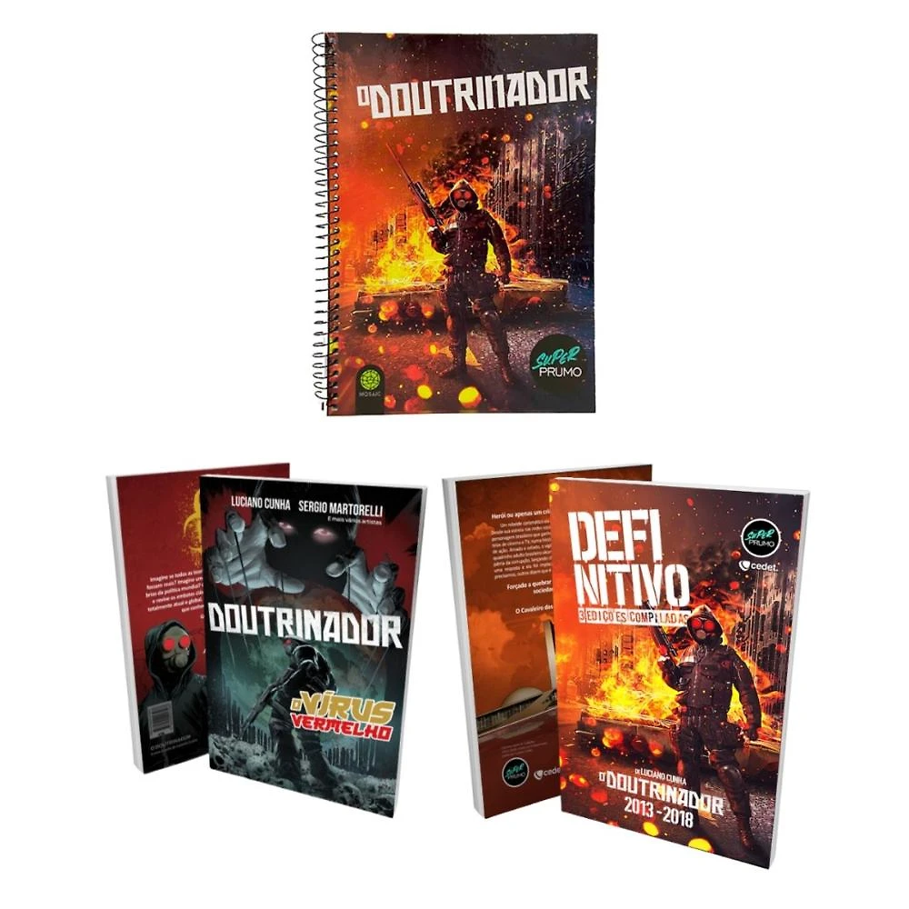 Combo - Doutrinador (2 HQ's + 1 caderno) ( Vários autores )