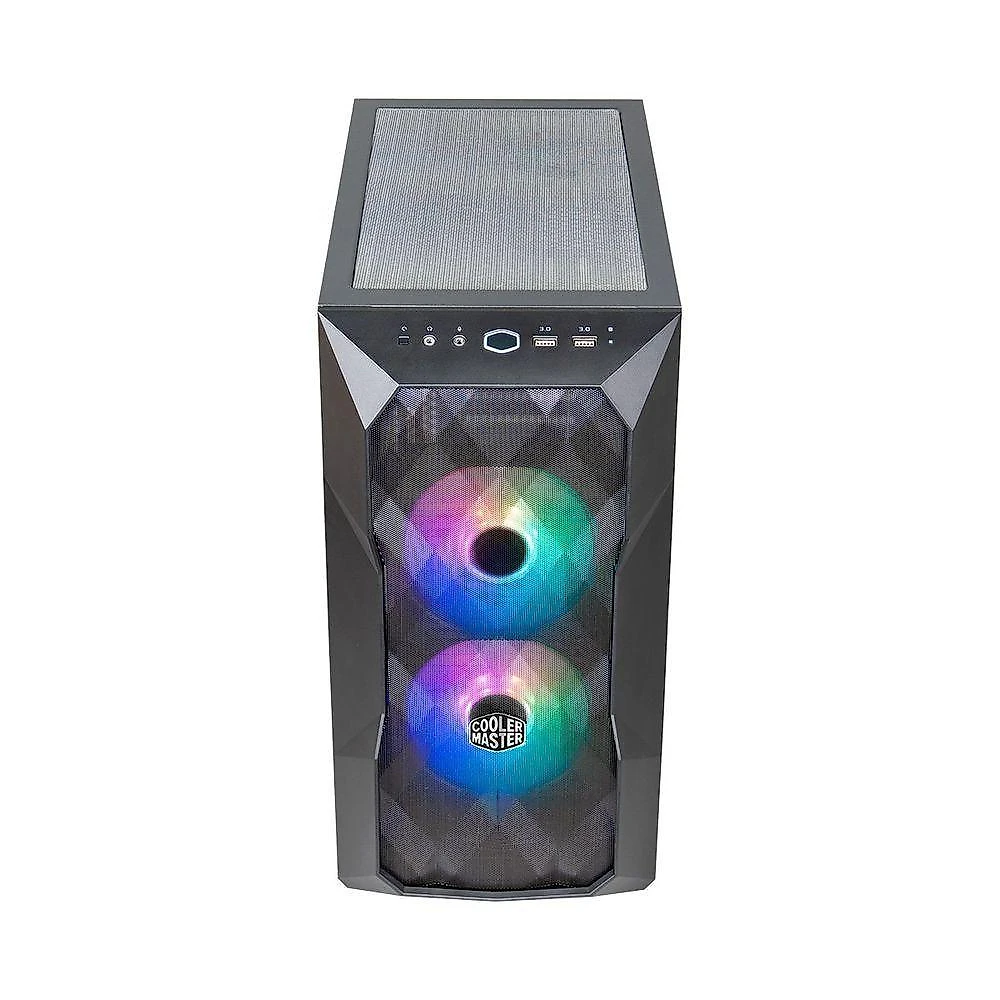 Gabinete Td300 Mesh - Mini Tower - Lateral De Vidro Temperado - Preto - Td300-kgnn-s00