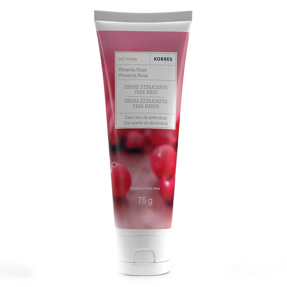 Creme Hidratante para Mãos Korres – Pimenta Rosa