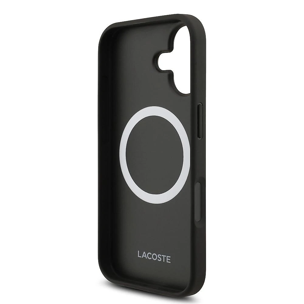 KIT Capa iPhone 17 e Cabo USB-C Lacoste, Preta